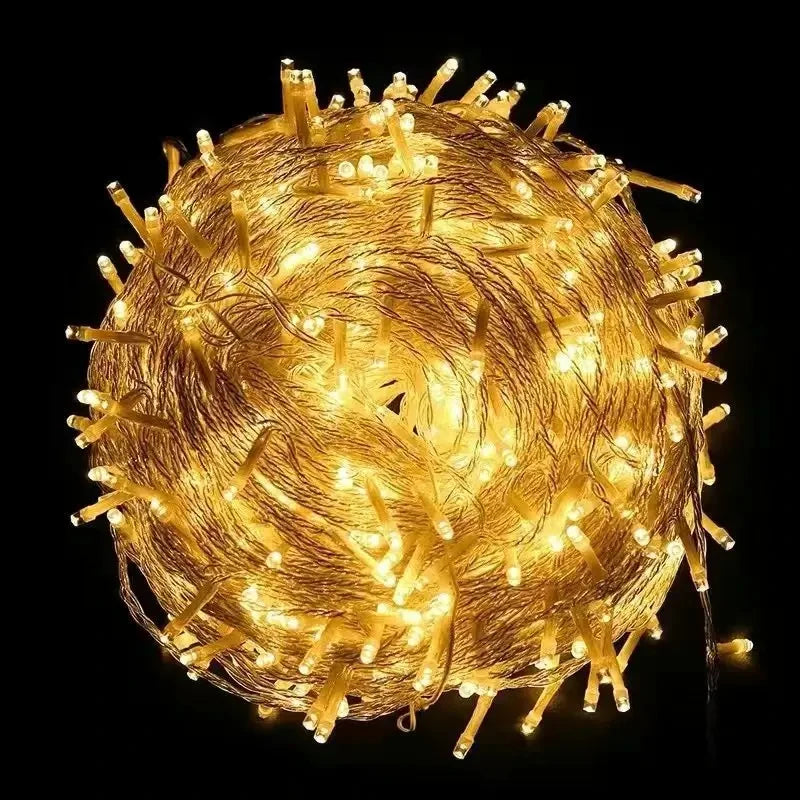 10M-100M Christmas Lights Outdoor LED Fairy String Lights