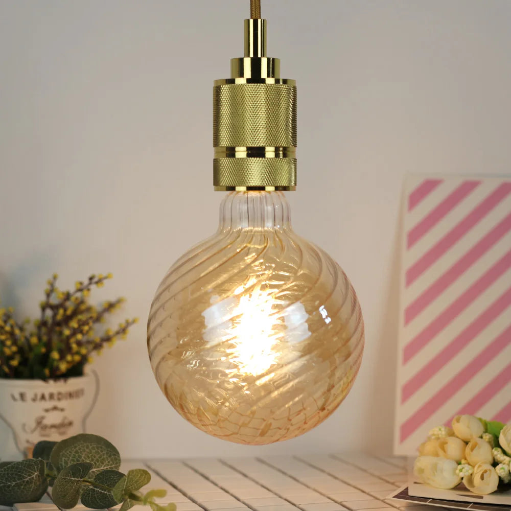 Swirl Gold LED Not Dimmable