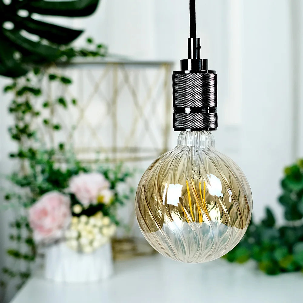 Swirl Gold LED Not Dimmable