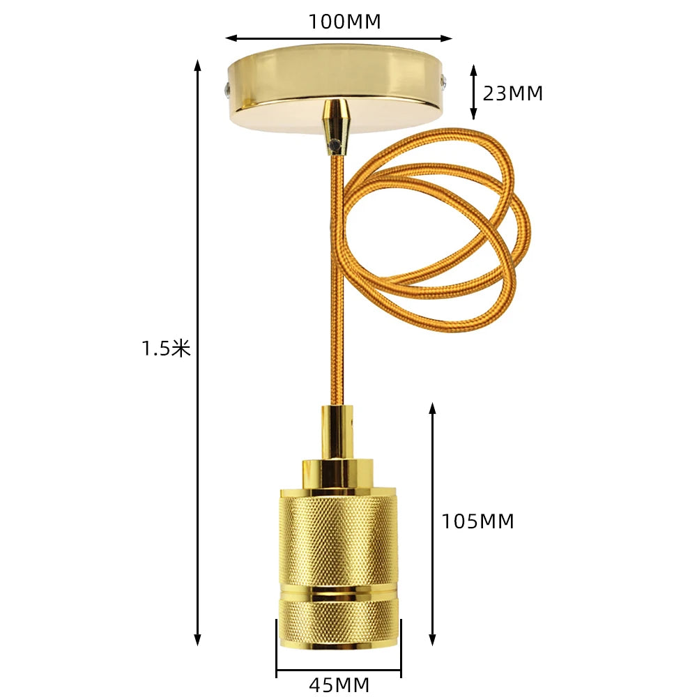 Swirl Gold LED Not Dimmable