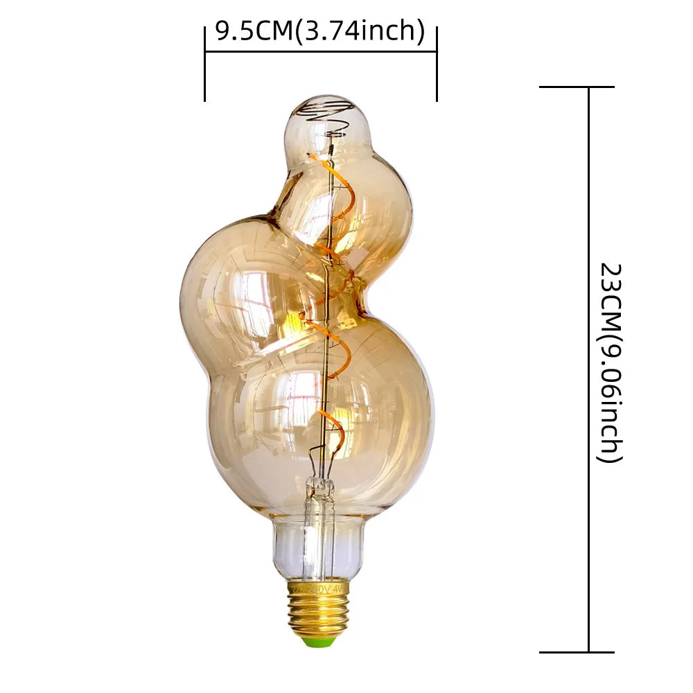 Bubble Dimmable 10V E26 Filament Decorative LED Light Bulb
