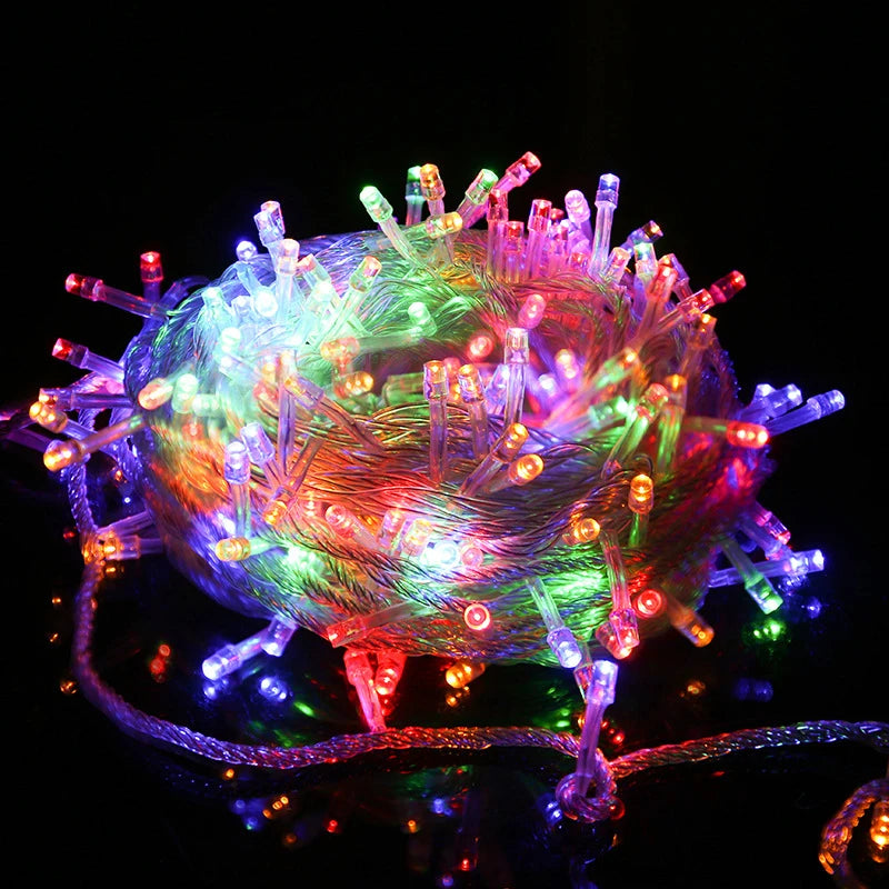 10M-100M Christmas Lights Outdoor LED Fairy String Lights