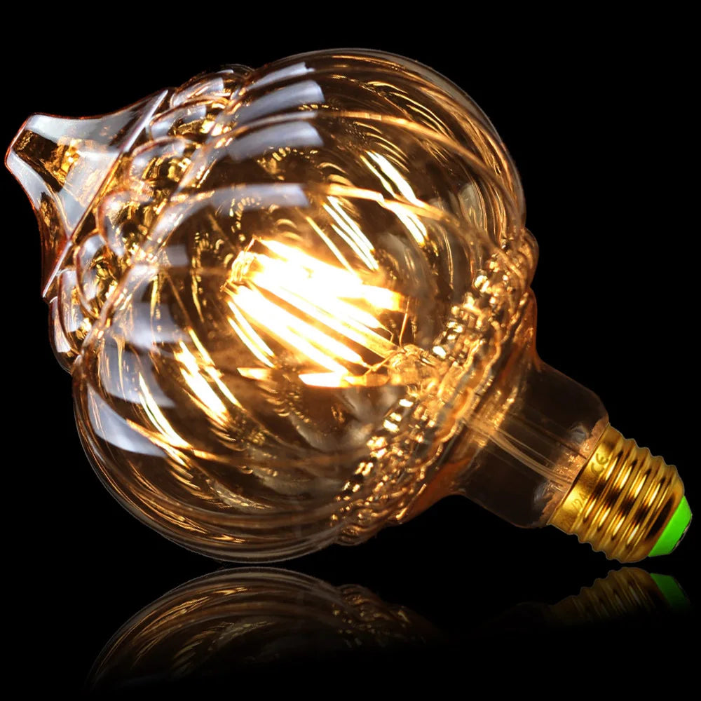 Lantern E26 Edison Bulb Led G125 Lantern 2500Kelvin 4W 110V