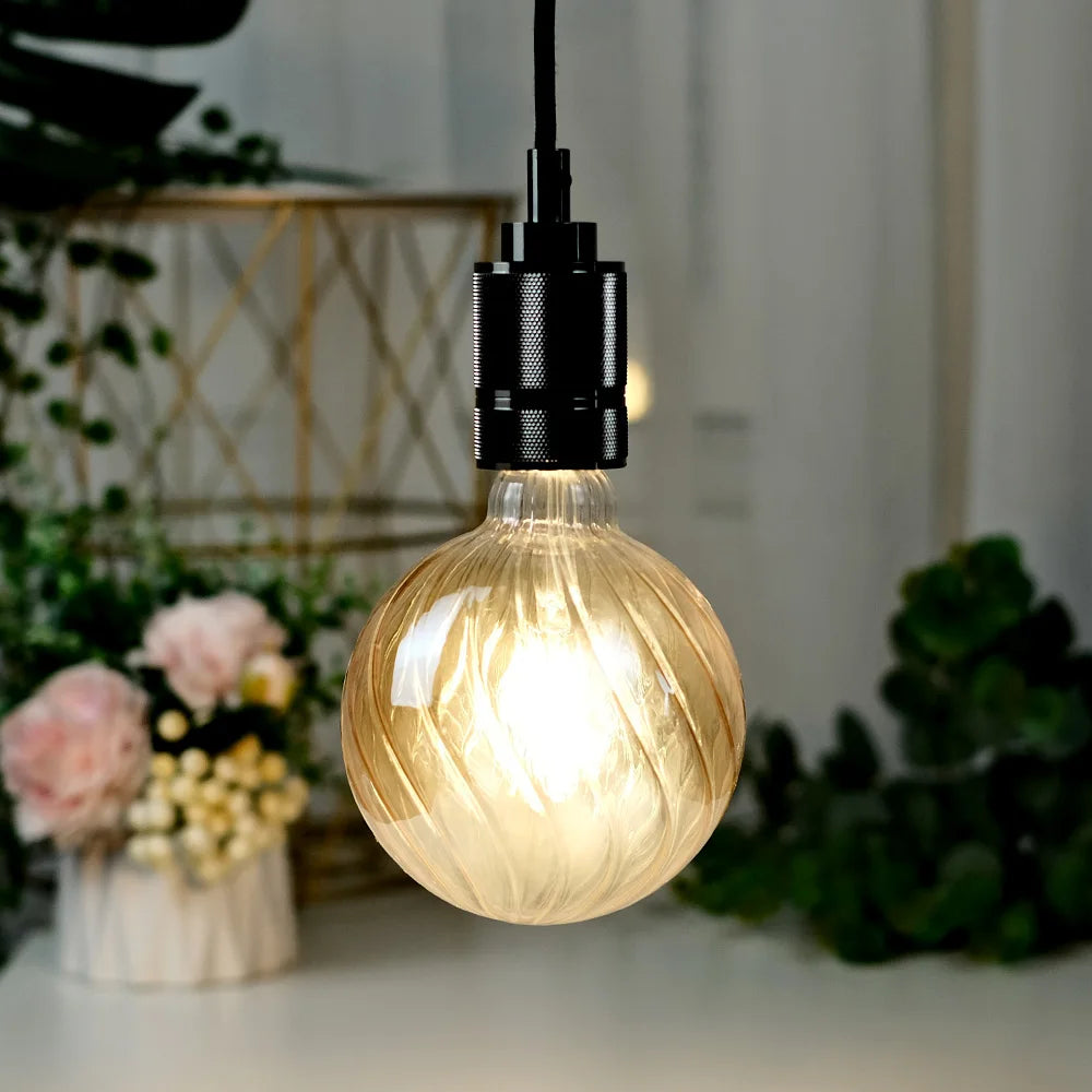 Swirl Gold LED Not Dimmable