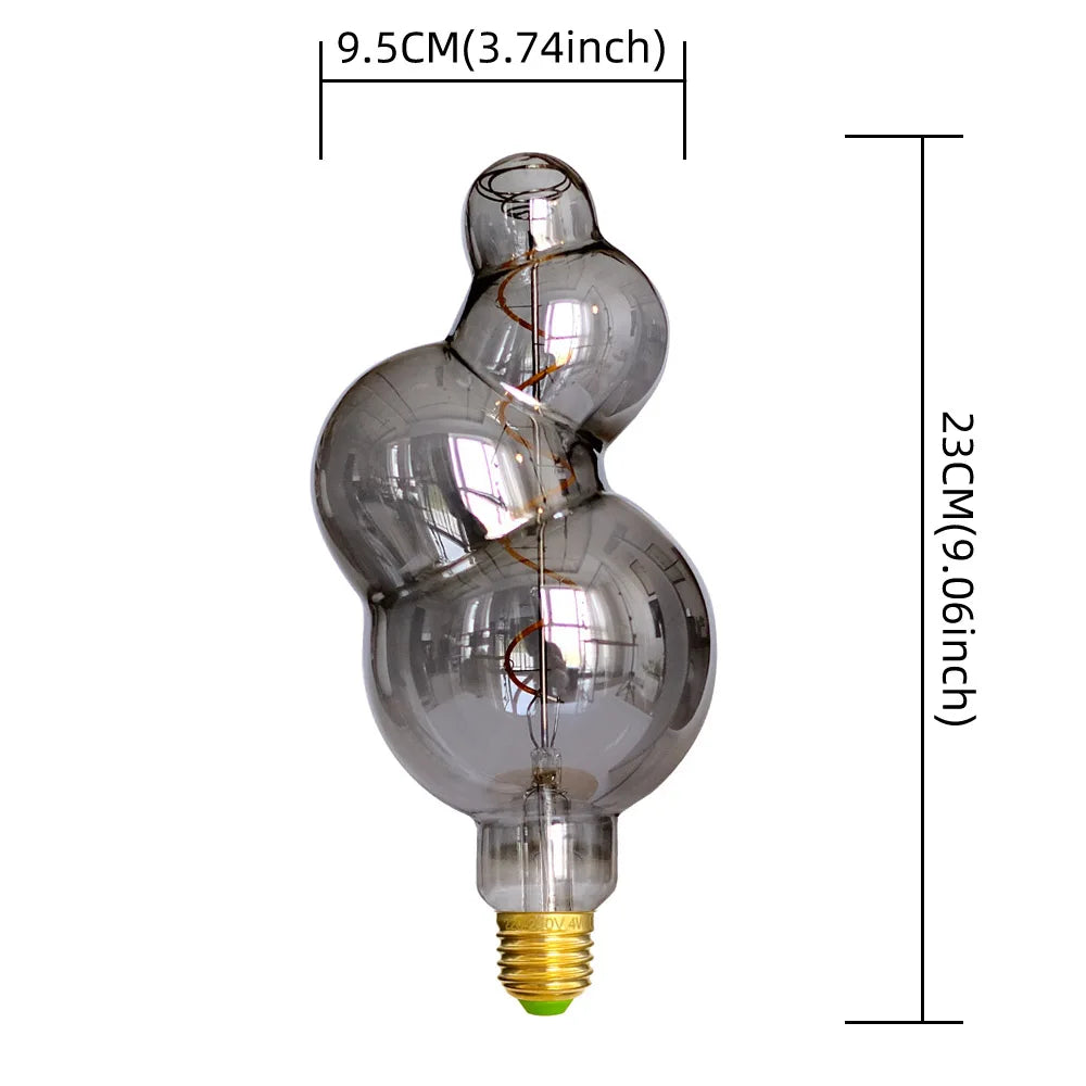 Bubble Dimmable 10V E26 Filament Decorative LED Light Bulb