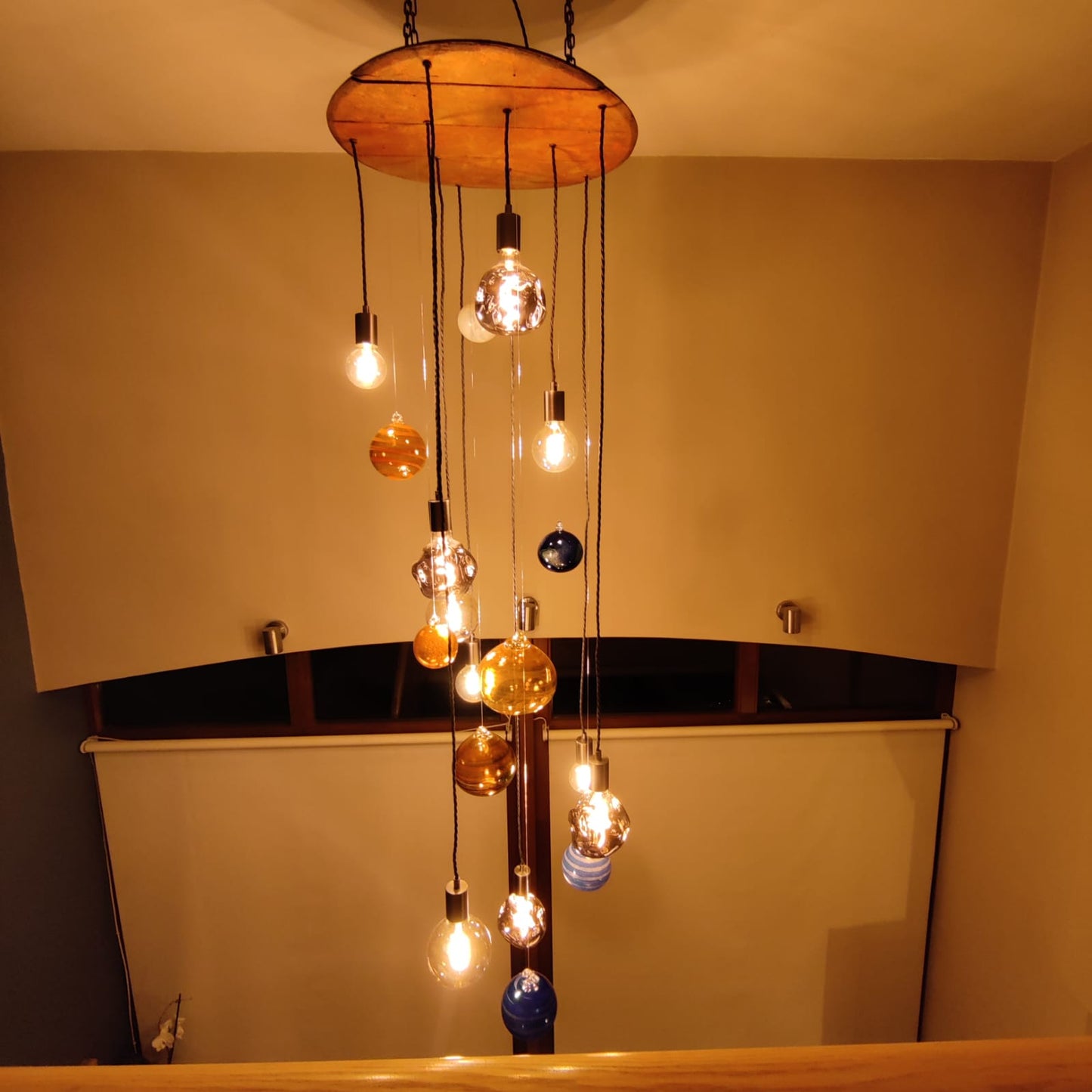 Solar System Chandelier