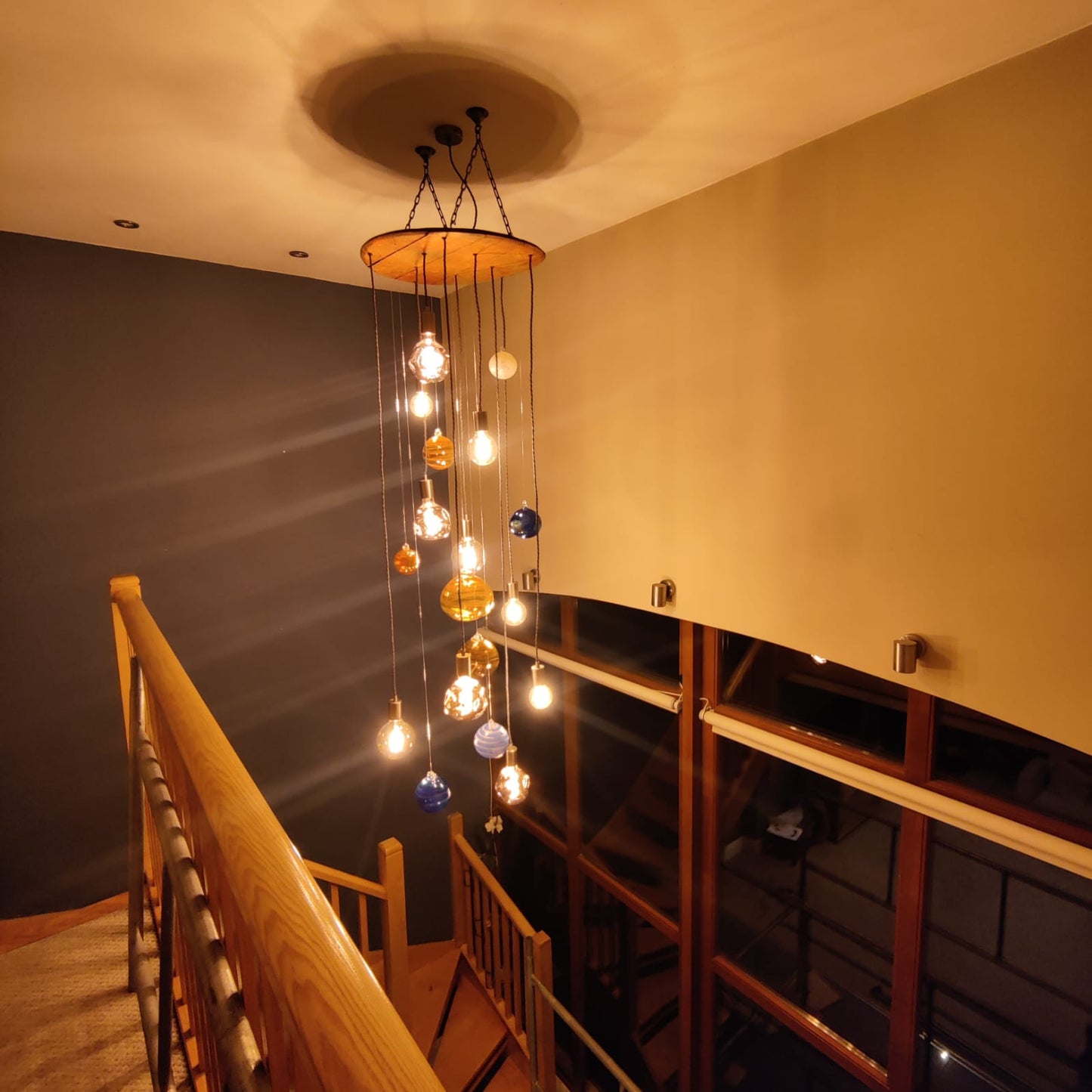 Solar System Chandelier