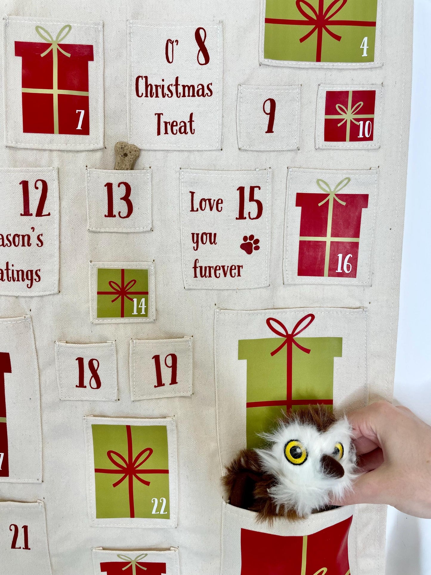 Pets Personalised Handmade Christmas Treats Advent Calendar