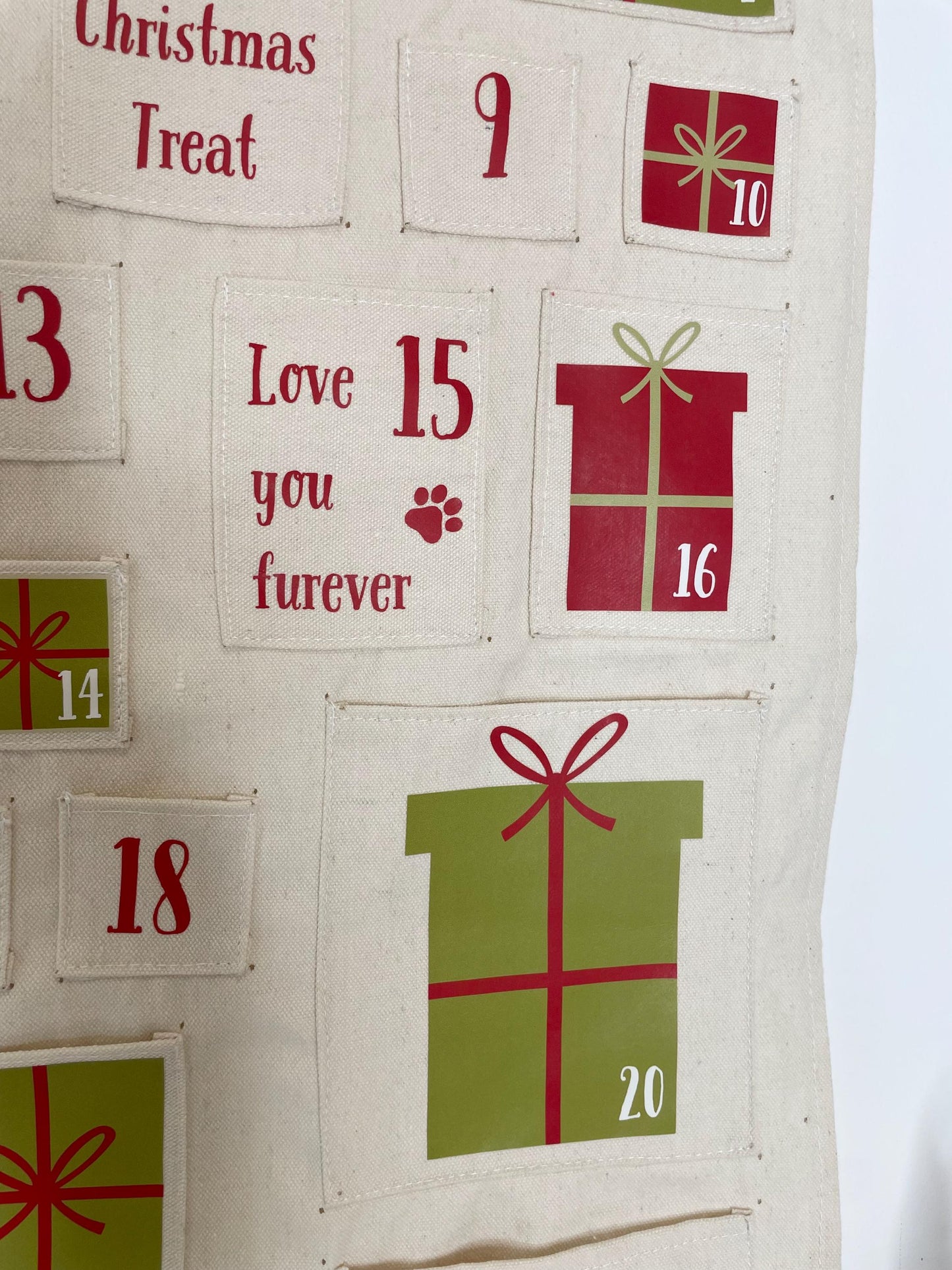 Pets Personalised Handmade Christmas Treats Advent Calendar