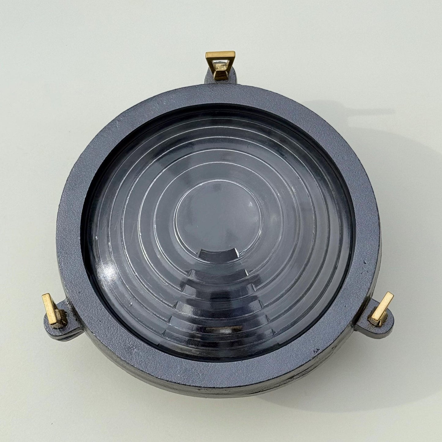 Wroxham ~ Cast Pewter Coastal Lighthouse Wall Light Industrial Ceiling Fixture