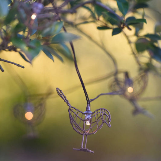 Indoor , Outdoor Garland Of LED Robin Lights