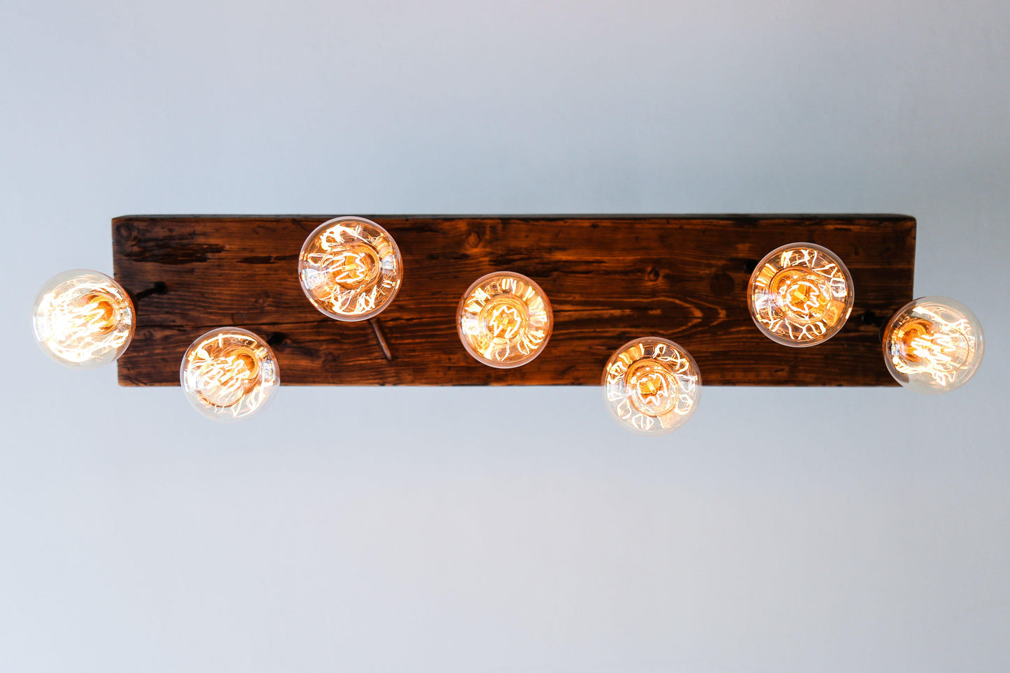 Reclaimed Wooden Beam Chandelier Cluster Pendant Light - MooBoo Home