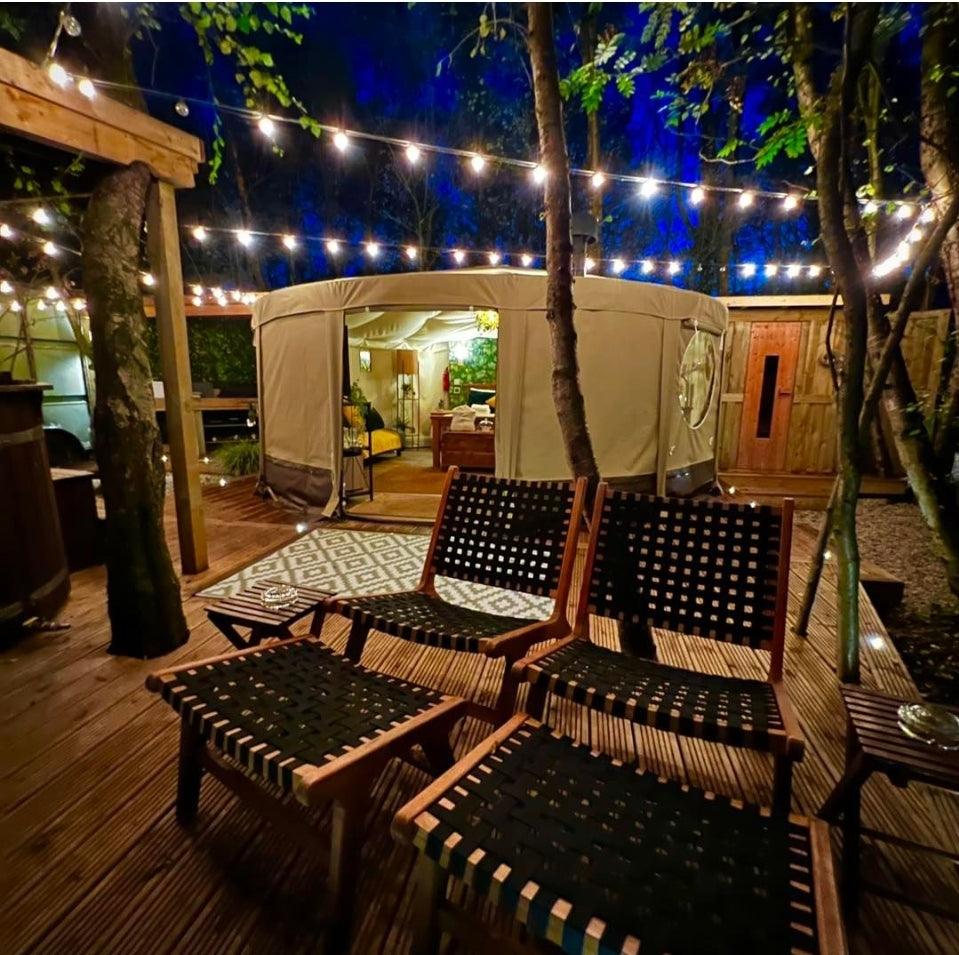 52M / 170FT Super Festoon Warm White Outdoor Plug-in Connectable LED String Lights