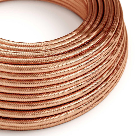 Round Electric cable covered in 100% Red Copper - MooBoo Home