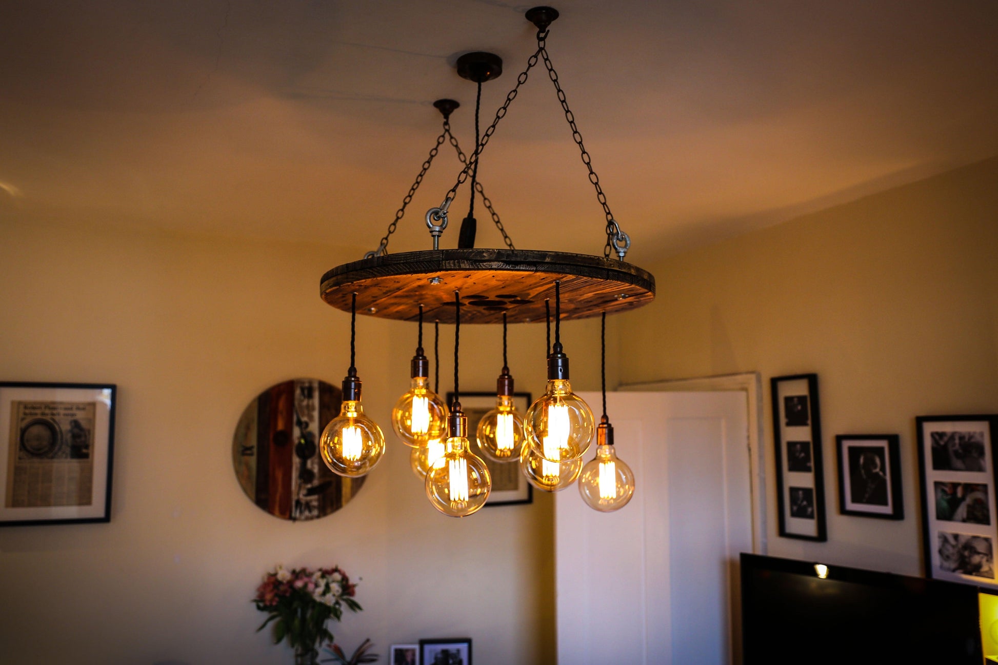 Cable Reel Cascade Chandelier - MooBoo Home
