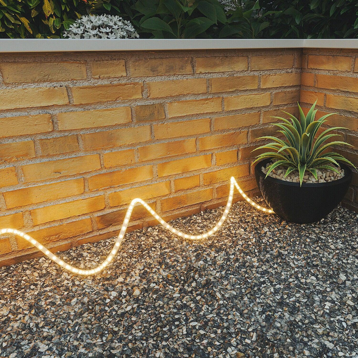 Outdoor Rope / Tube Light Connectable Waterproof Warm White