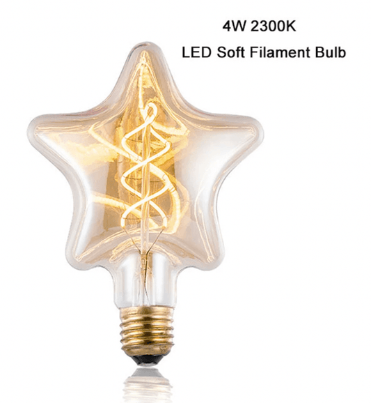 Star Bulb LED Amber - MooBoo Home