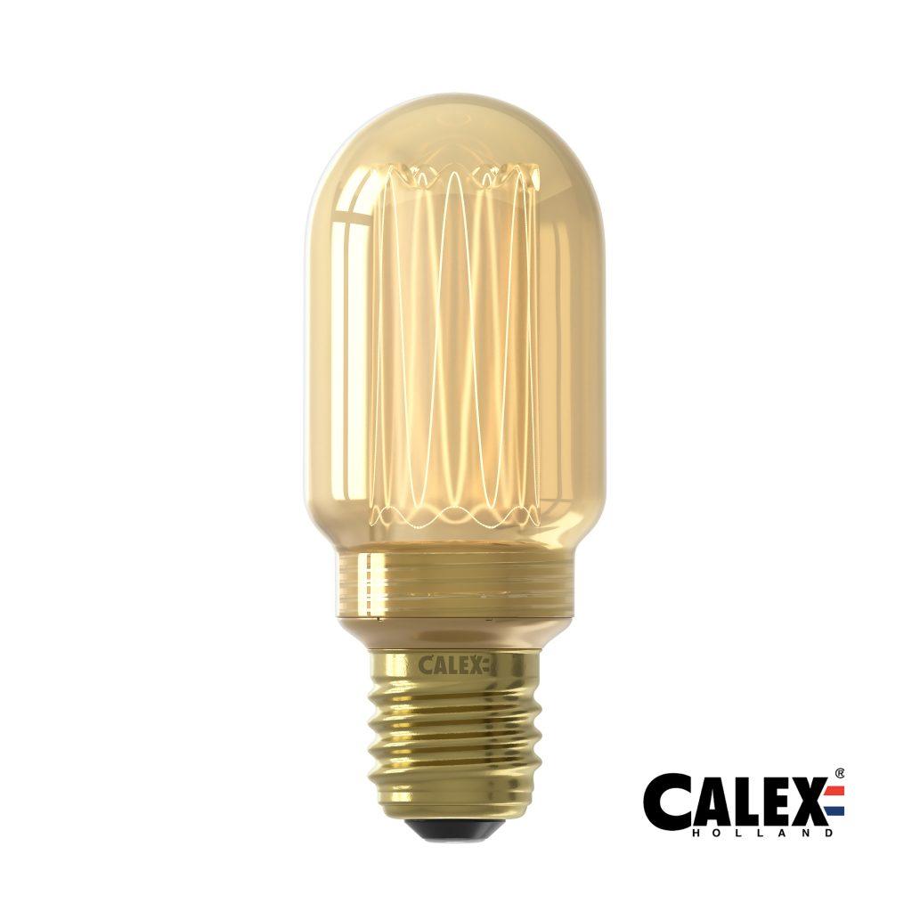 T45 Tubular Crown Lamp | Bulb | 3.5W | E27 | Gold | Dimmable - MooBoo Home