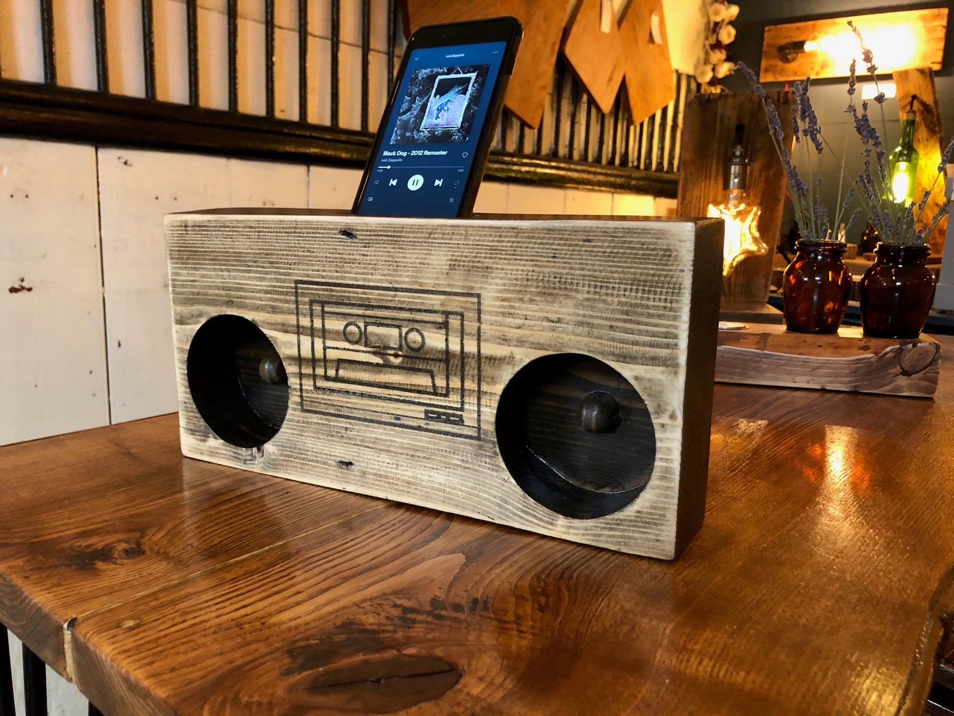 The 'Boombox' Acoustic Wooden Speaker - MooBoo Home