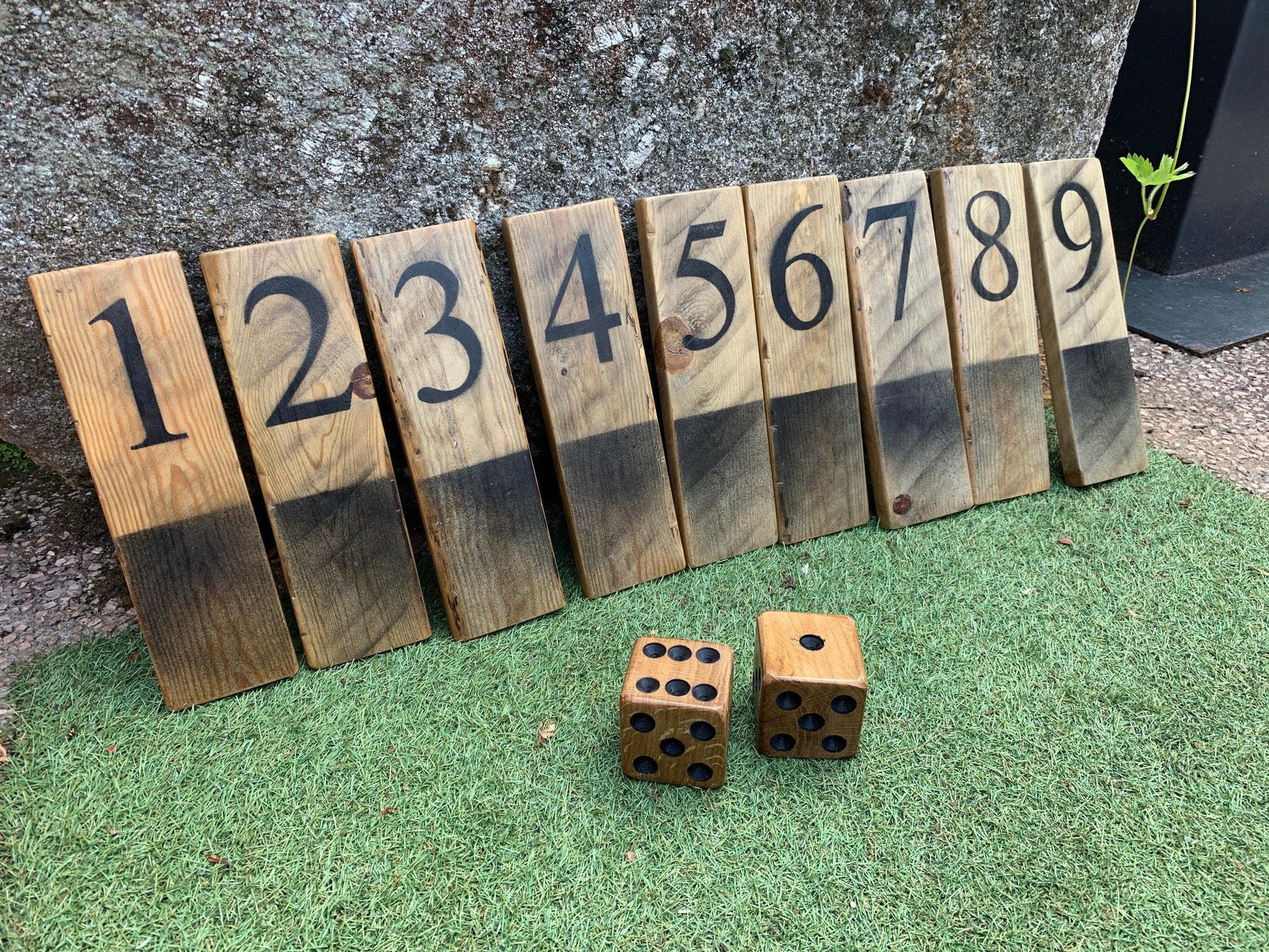 Tip the Plank - Garden version of Shut the Box - MooBoo Home