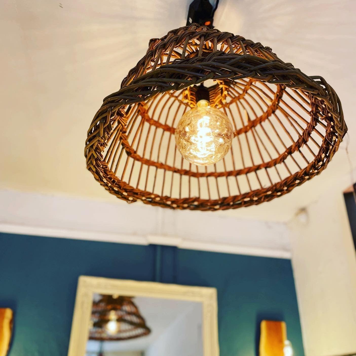 Withy Lobster Pot Pendant Shade - MooBoo Home