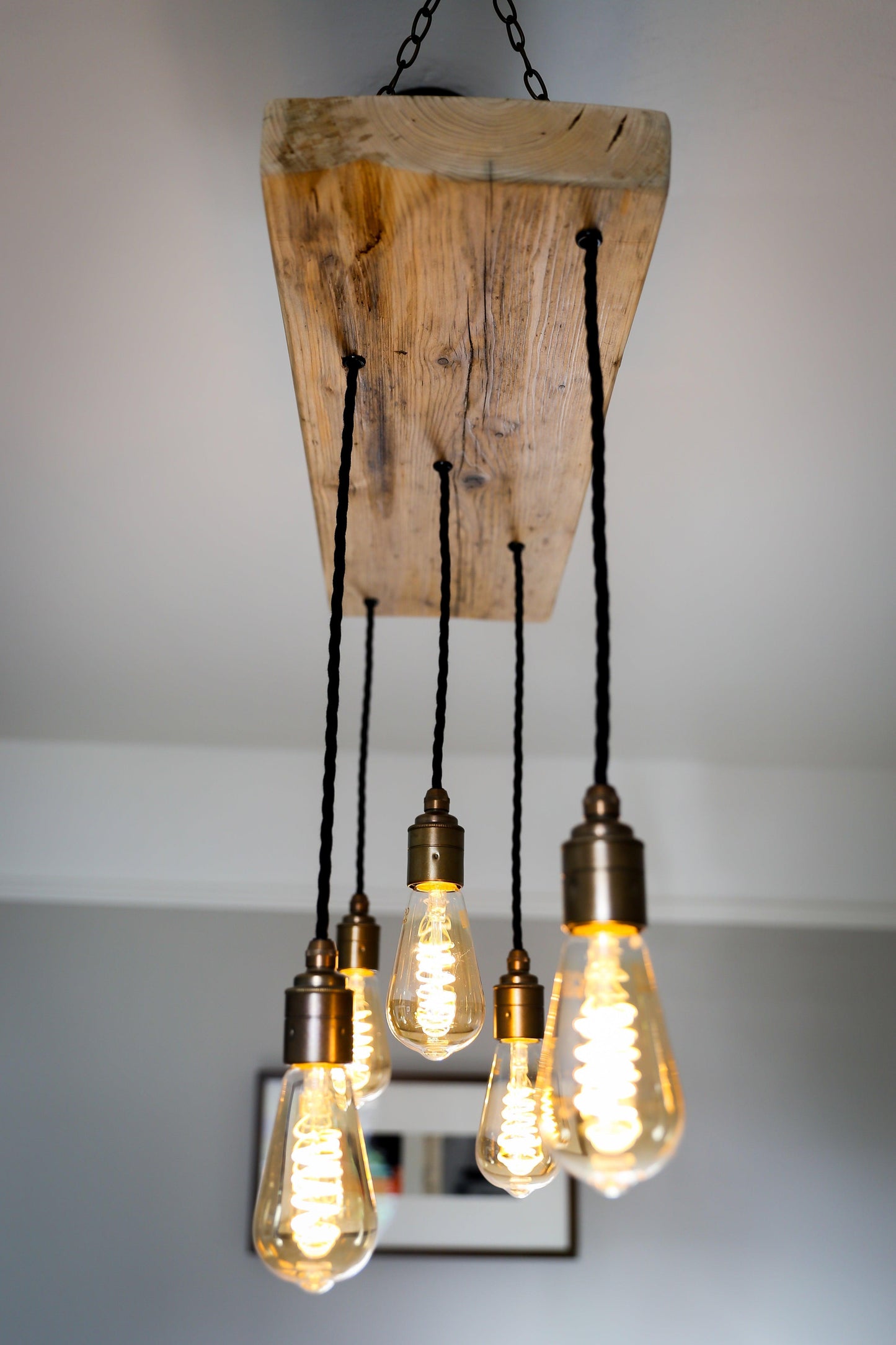 Wooden Beam Cluster Pendant Light - MooBoo Home