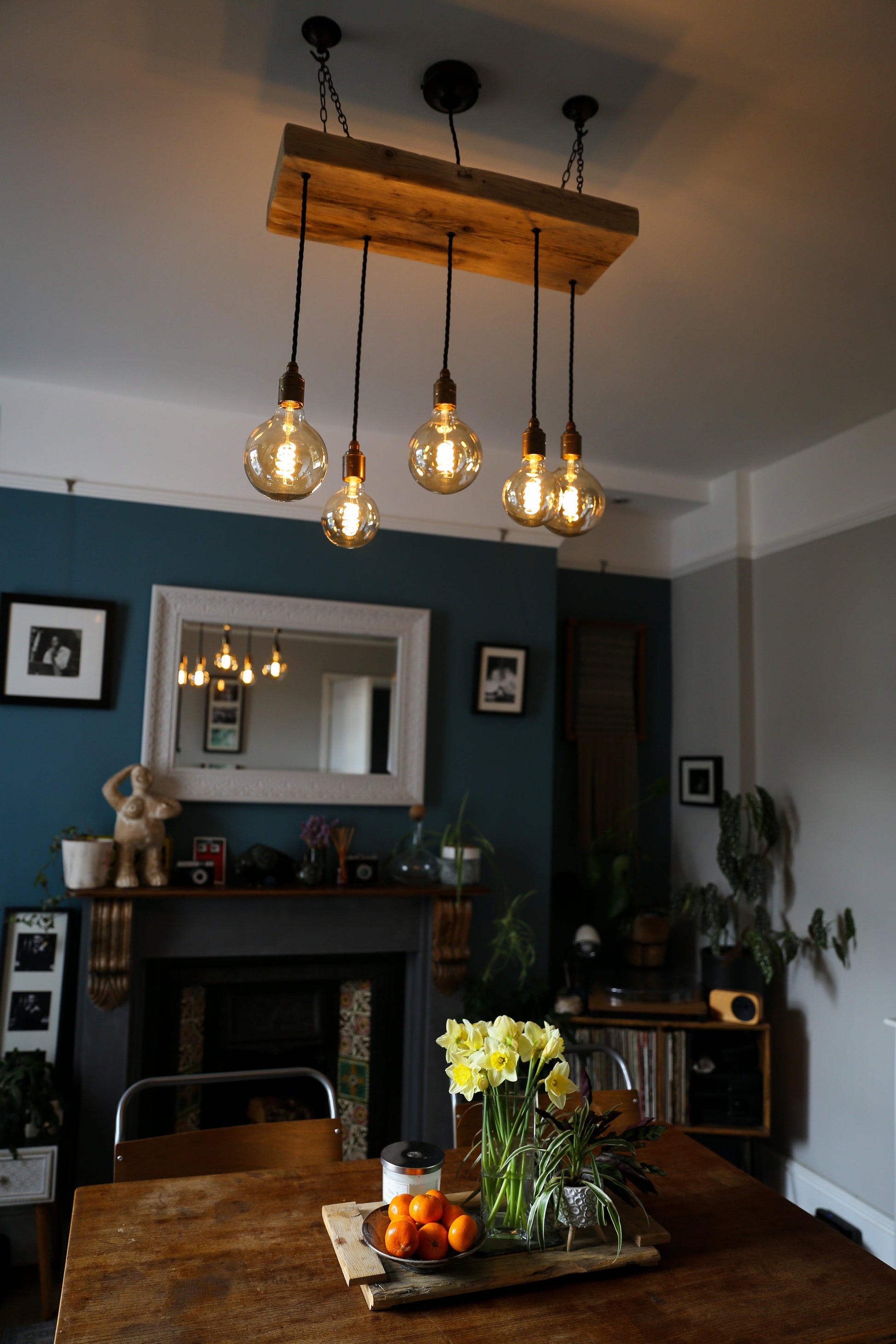 Wooden Beam Cluster Pendant Light - MooBoo Home